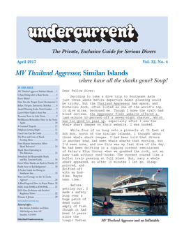 MV Thailand Aggressor, Similan Islands + [Other Articles