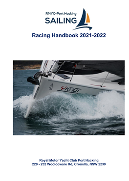 Racing Handbook 2021-2022