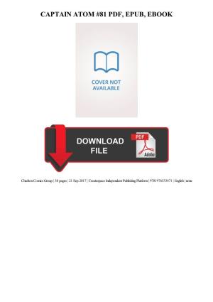 PDF Download Captain Atom