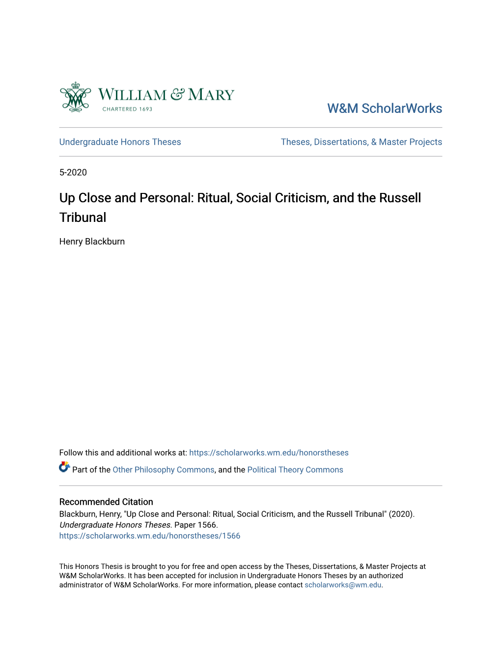 Ritual, Social Criticism, and the Russell Tribunal