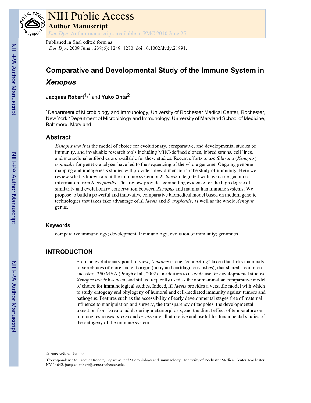 NIH Public Access Author Manuscript Dev Dyn