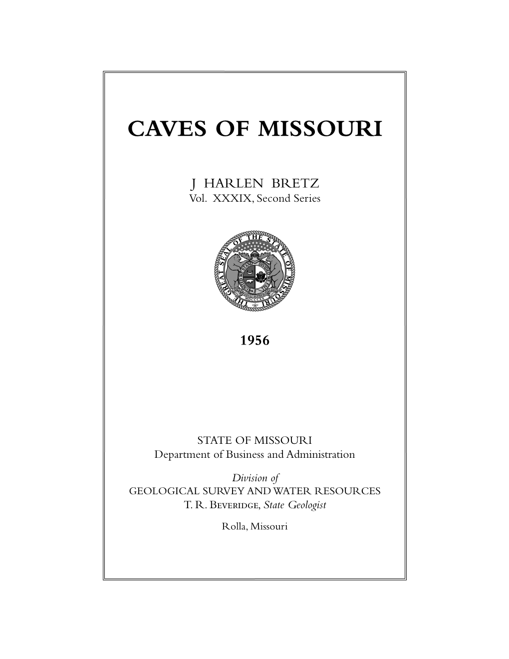 Caves of Missouri