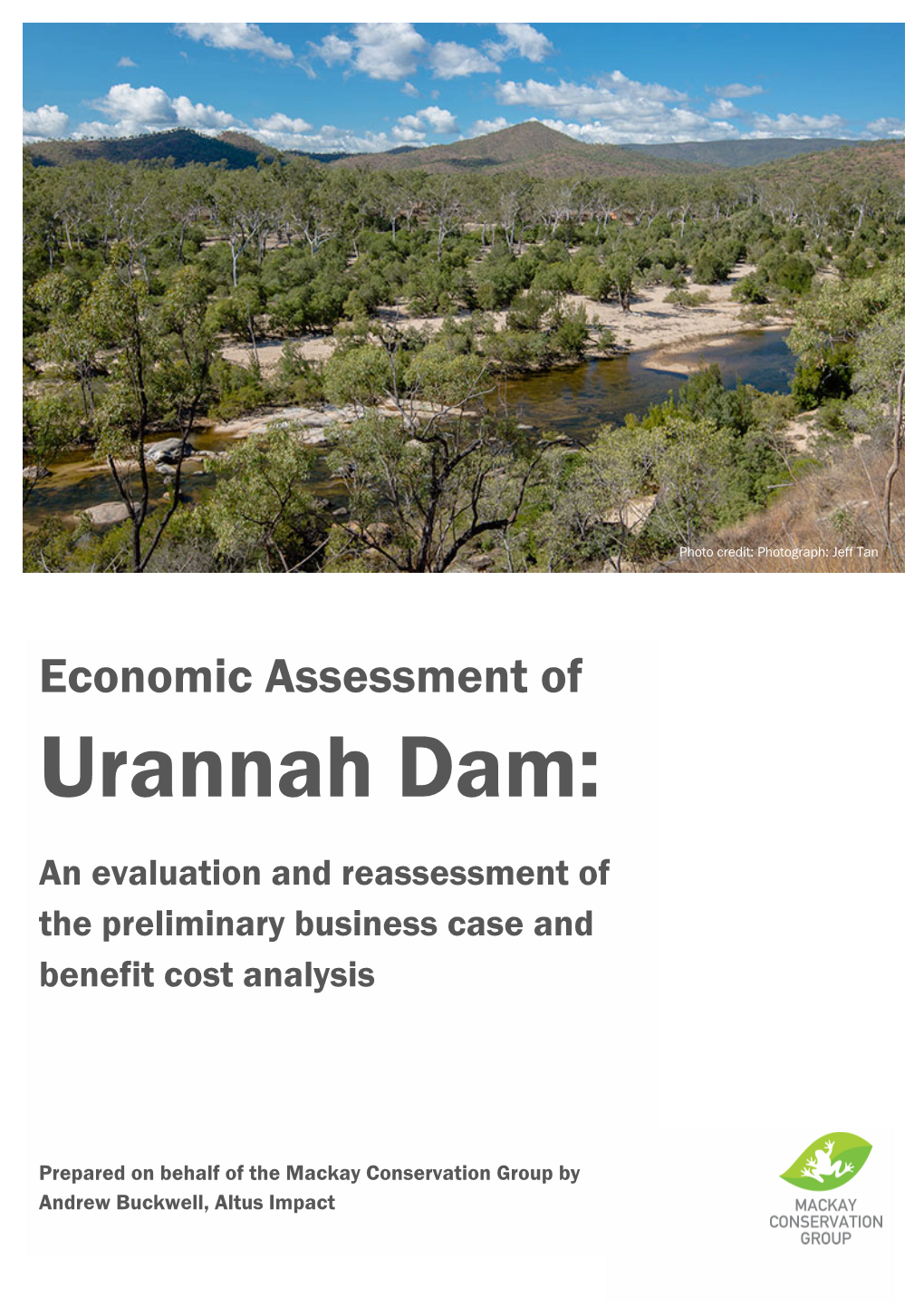 Economic Assessment of Urannah Dam
