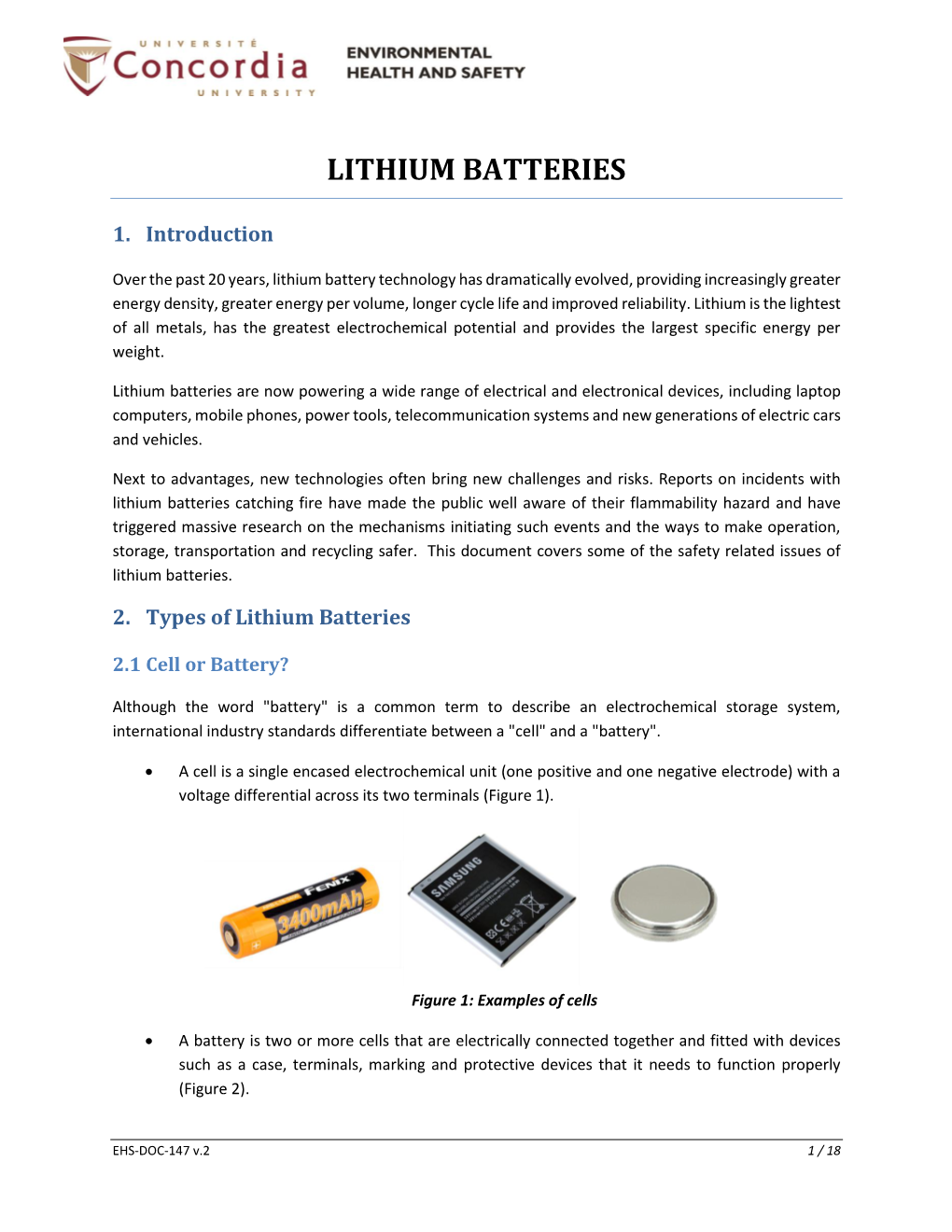 Lithium Batteries