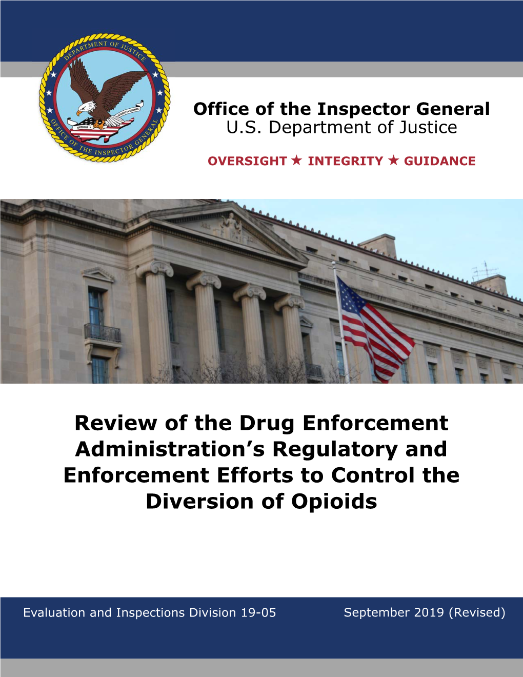 Review of the Drug Enforcement Administration's Regulatory And