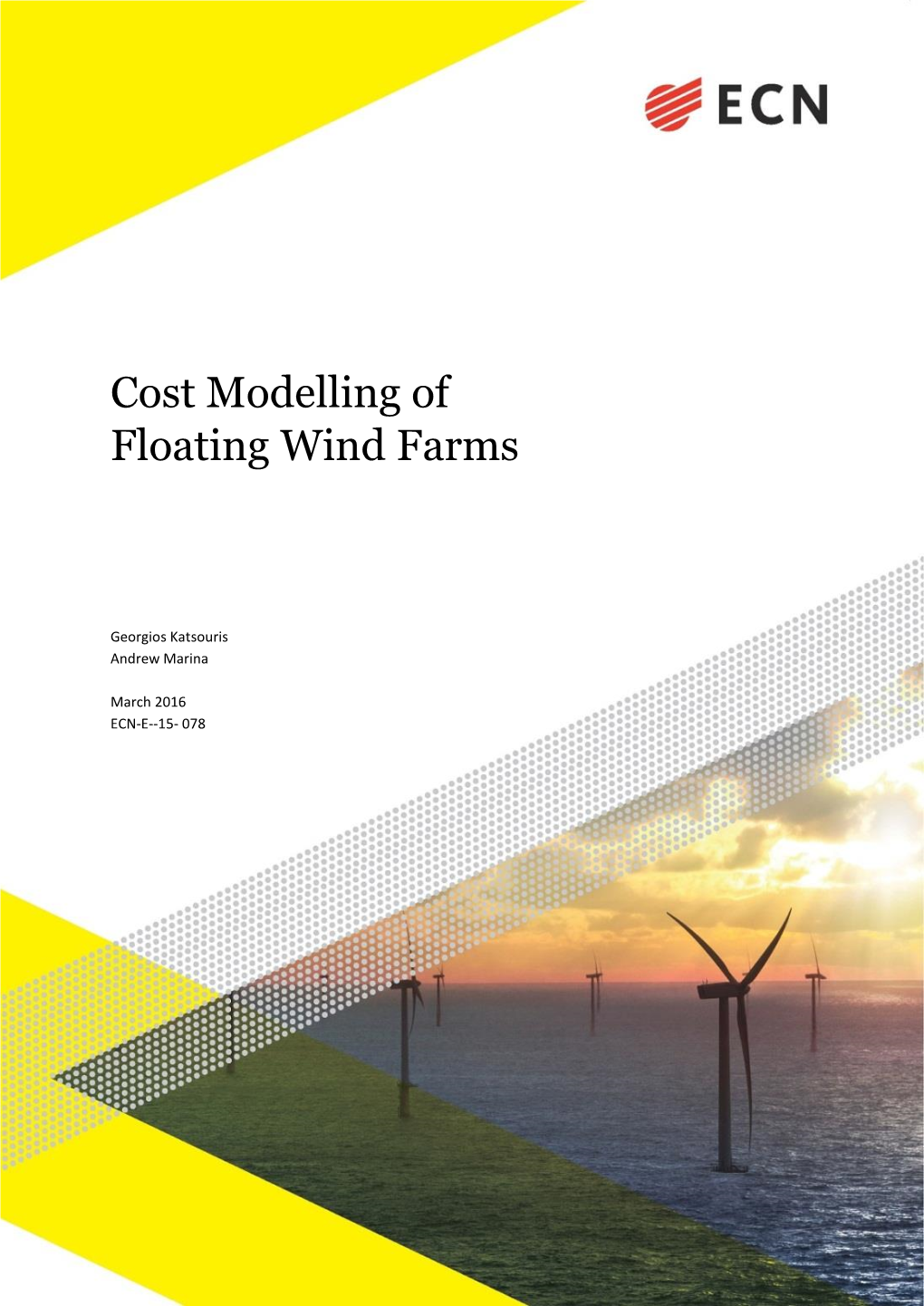 Cost Modelling of Floating Wind Farms