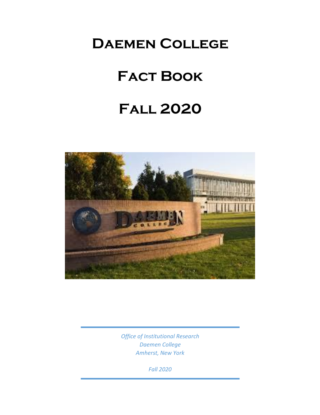 2020 Daemen Factbook