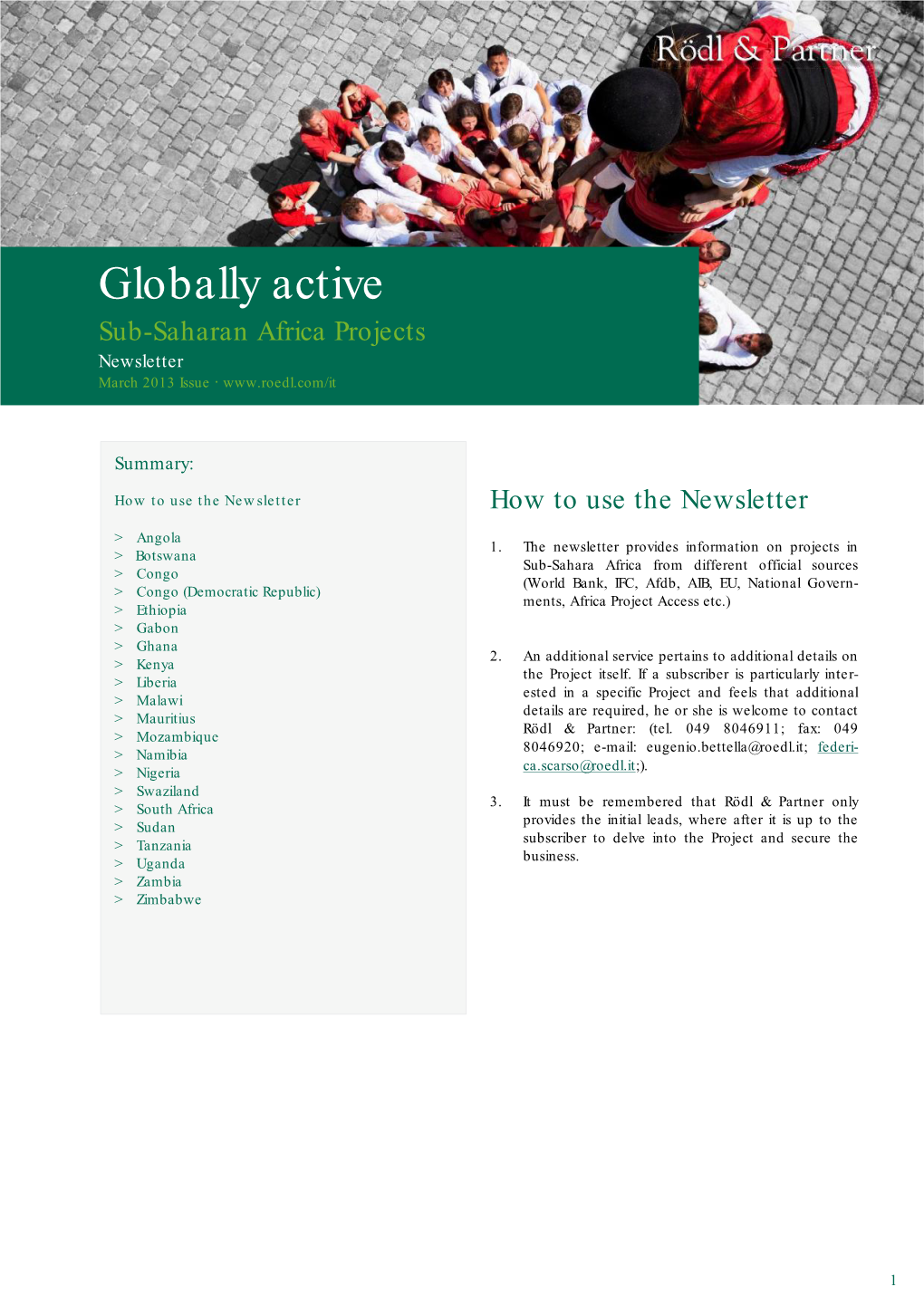 Globally Active Globally Active