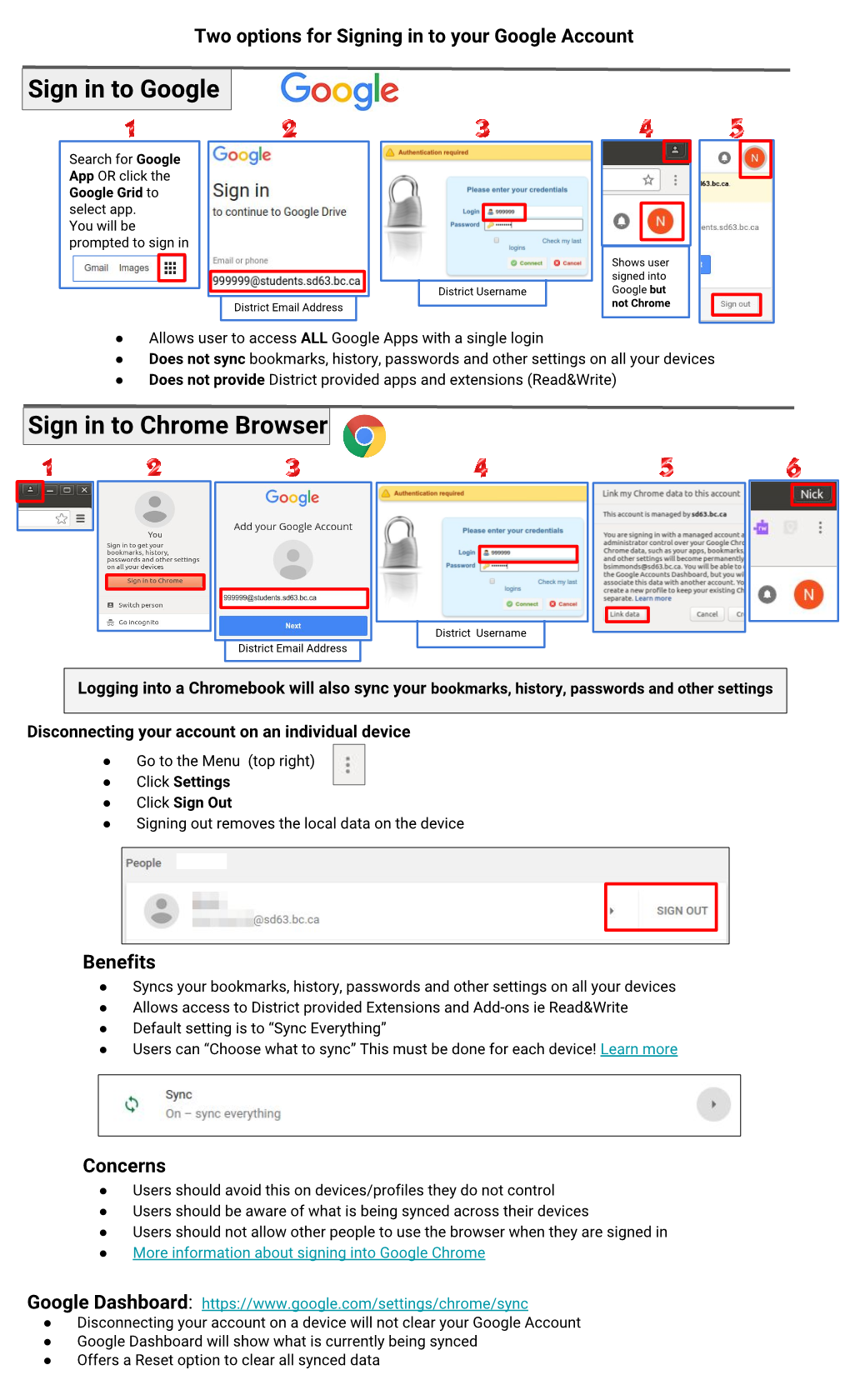 Signing in to Your Google Account File