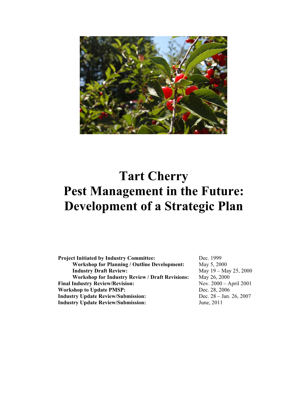 Of Tart Cherry