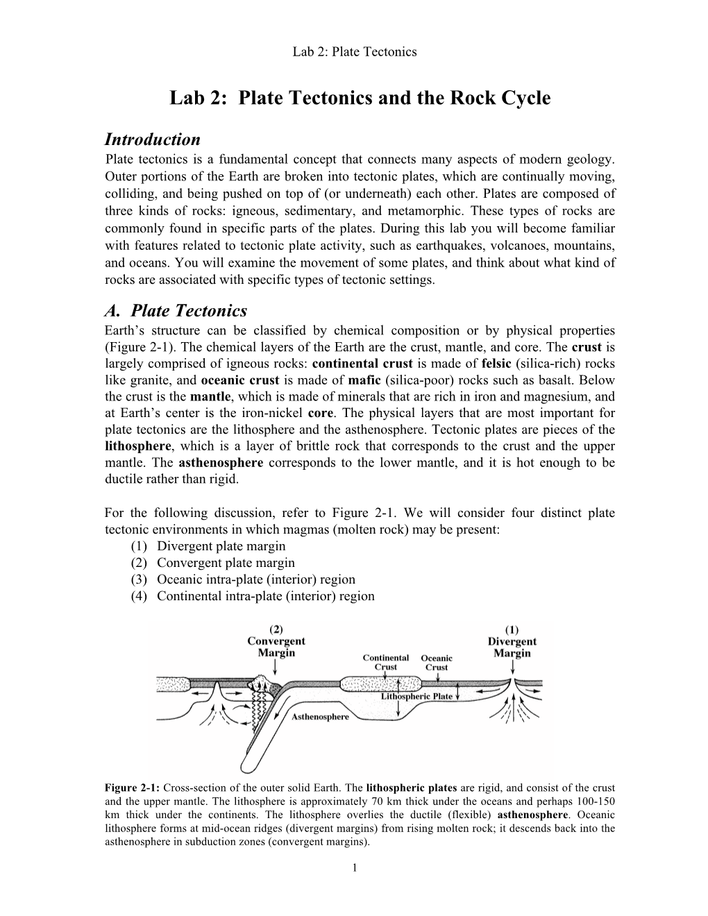 Plate Tectonics and the Rock Cycle