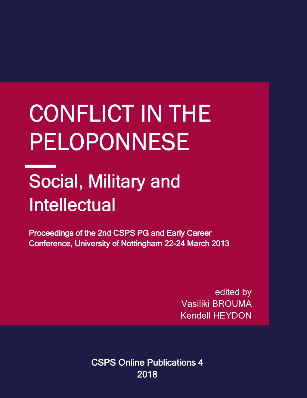 Conflict in the Peloponnese