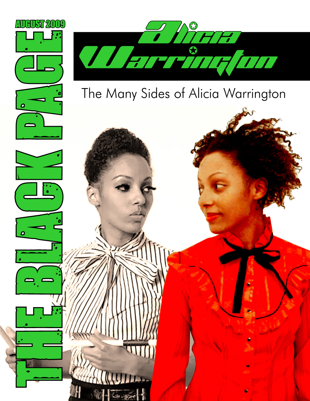 Alicia Warrington Arrington a Licia Licia the BLACK PAGE 3Rd Anniversary Edition: Dedicated to James Forbes Chapin