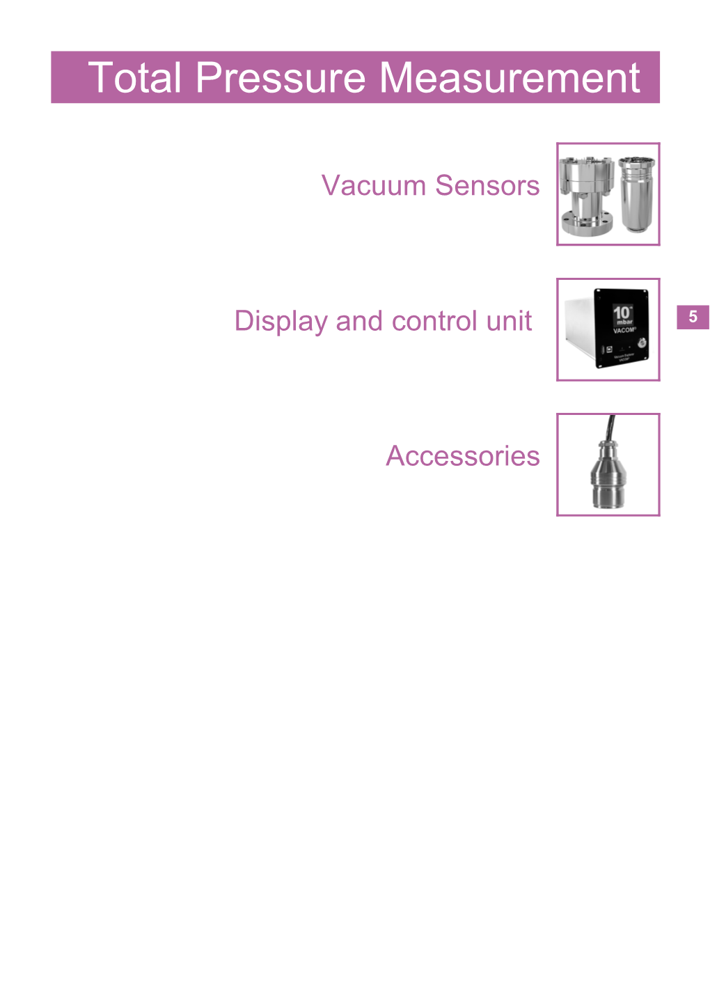 Total Pressure Measurement