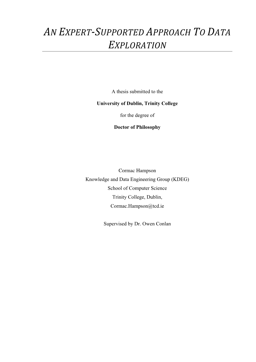 Hampson, Cormac TCD-SCSS-PHD-2011-13.Pdf