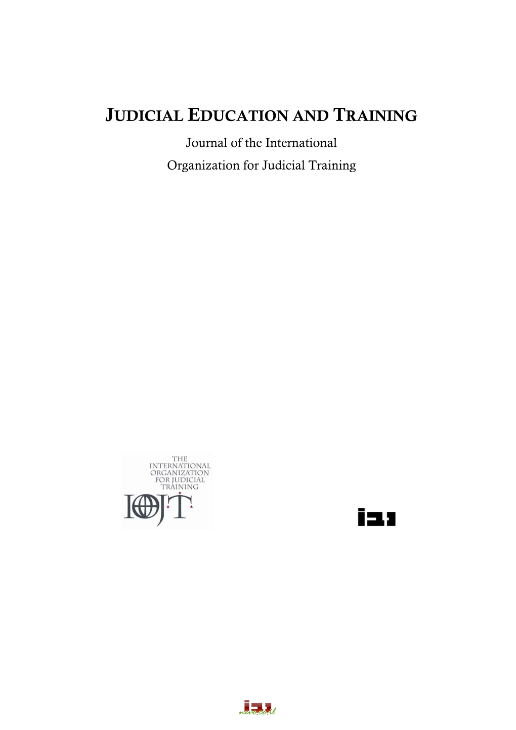 Judicial Education and Training