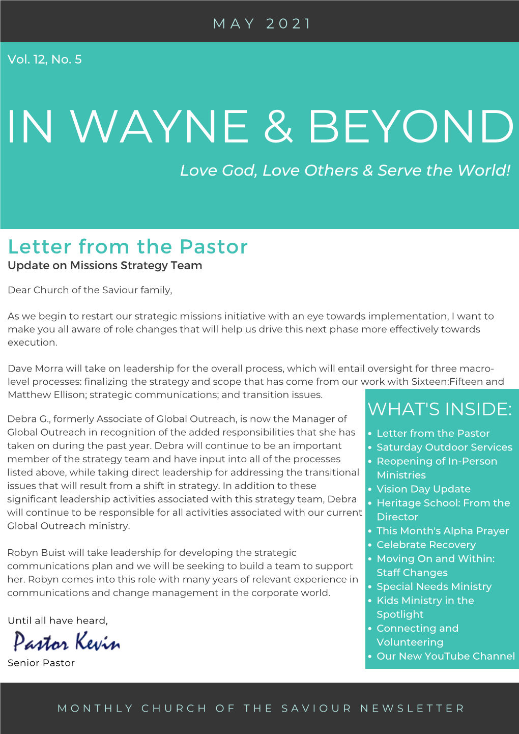 In Wayne & Beyond – May 2021