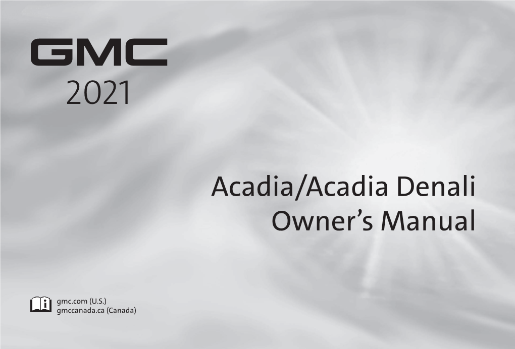 2021 GMC Acadia & Acadia Denali Owner's Manual