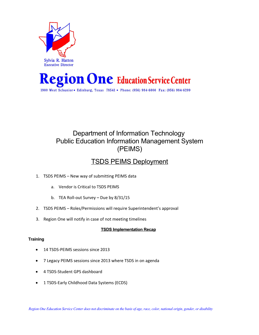 Public Education Information Management System