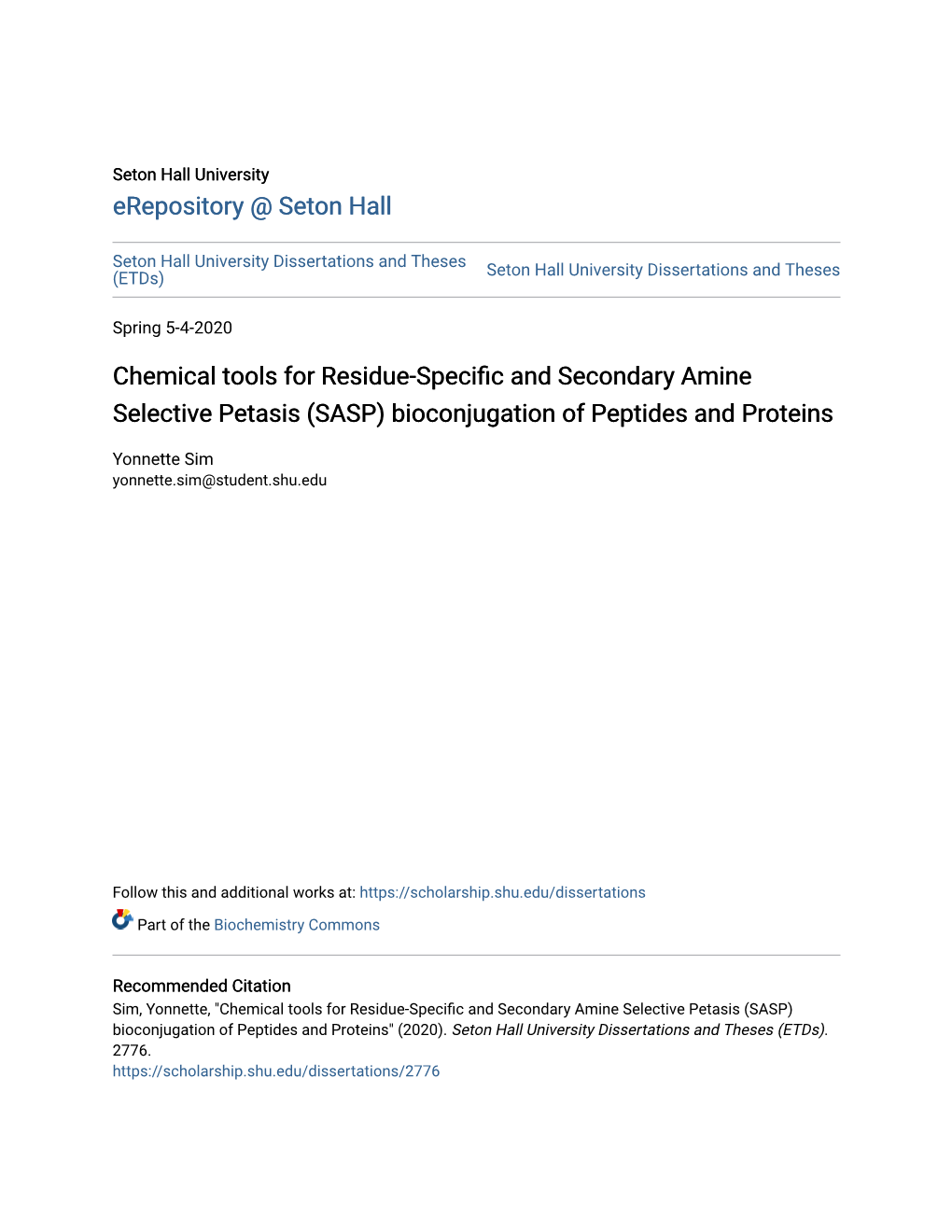 Chemical Tools for Residue-Specific and Secondary Amine Selective Petasis (SASP) Bioconjugation of Peptides and Proteins