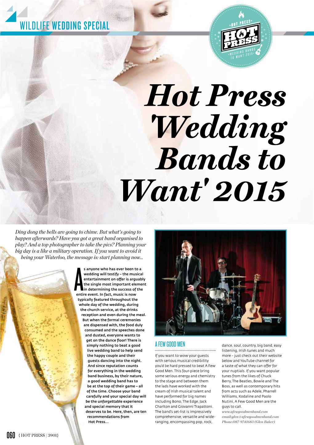 Hot Press 'Wedding Bands to Want' 2015