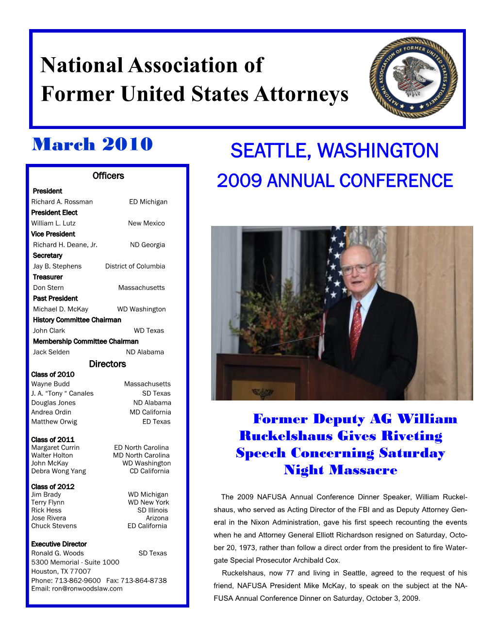 National Association of Former United States Attorneys