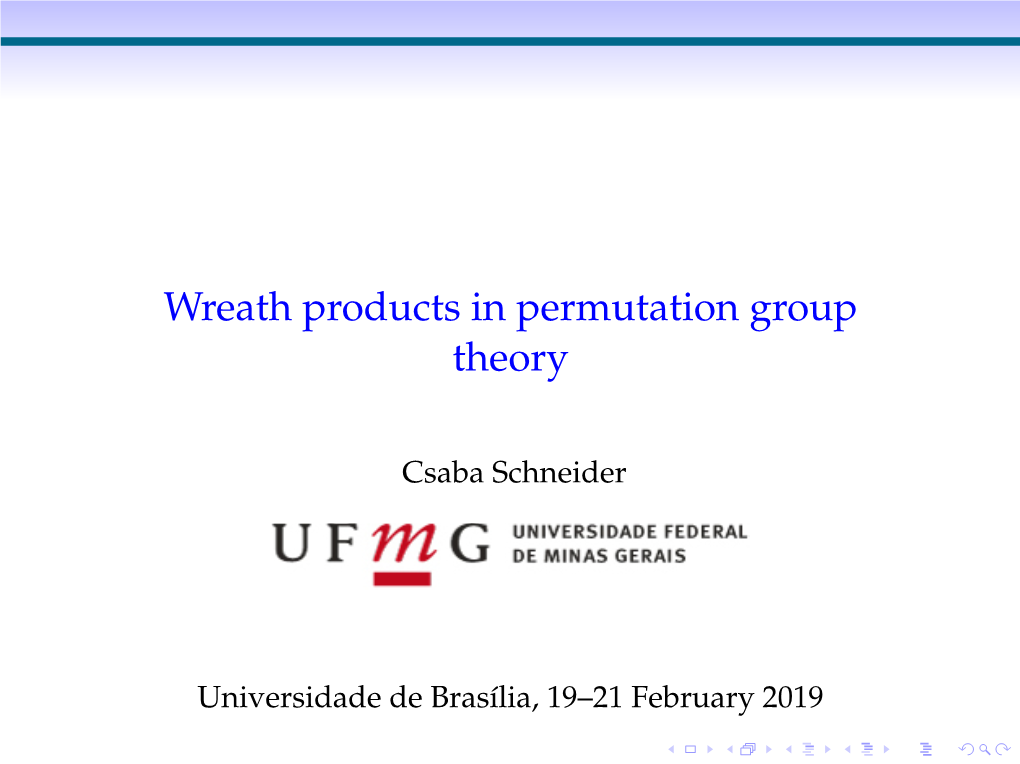 Wreath Products in Permutation Group Theory