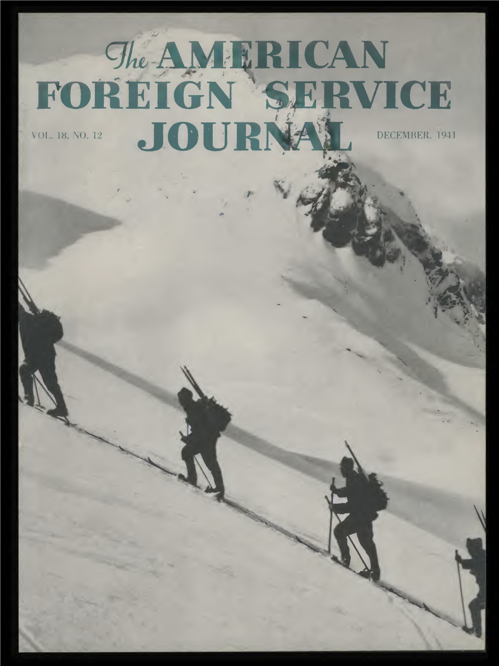 The Foreign Service Journal, December 1941