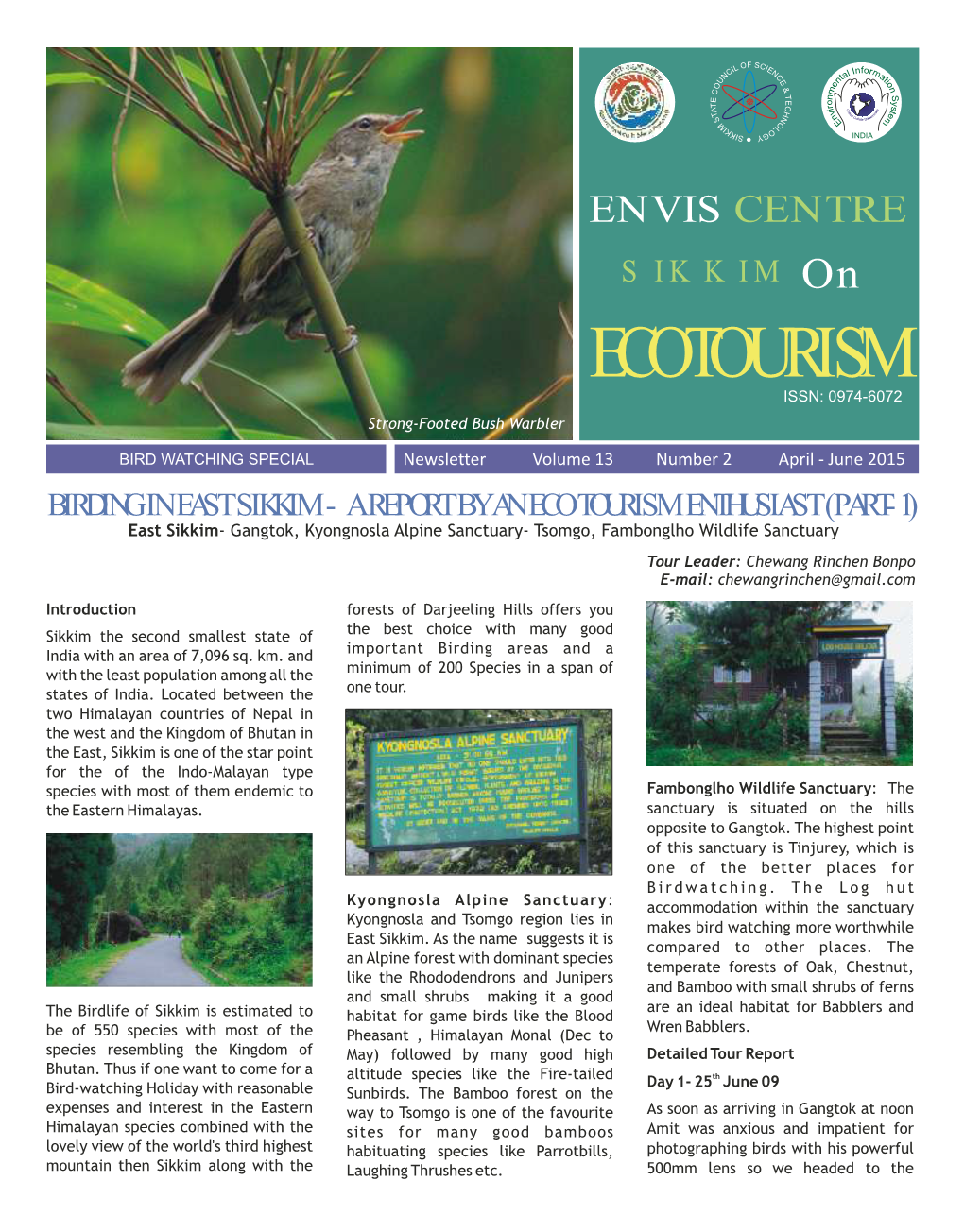 Bird Watching Special April June 2015