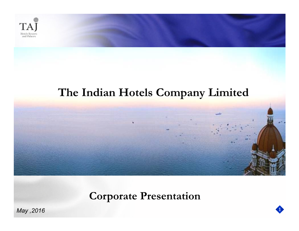 The Indian Hotels Company Limited