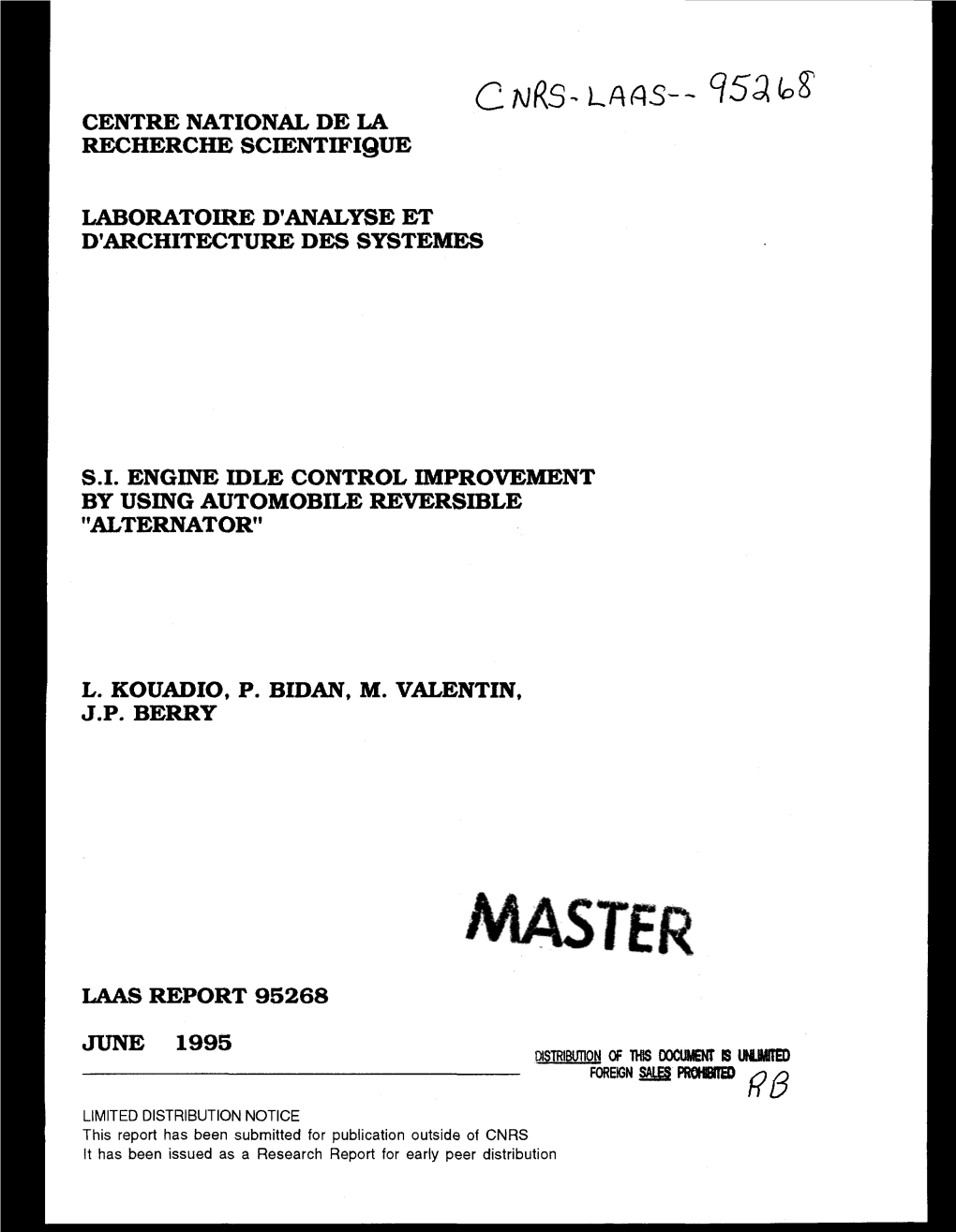 S.I. Engine Idle Control Improvement by Using Automobile Reversible Alternator