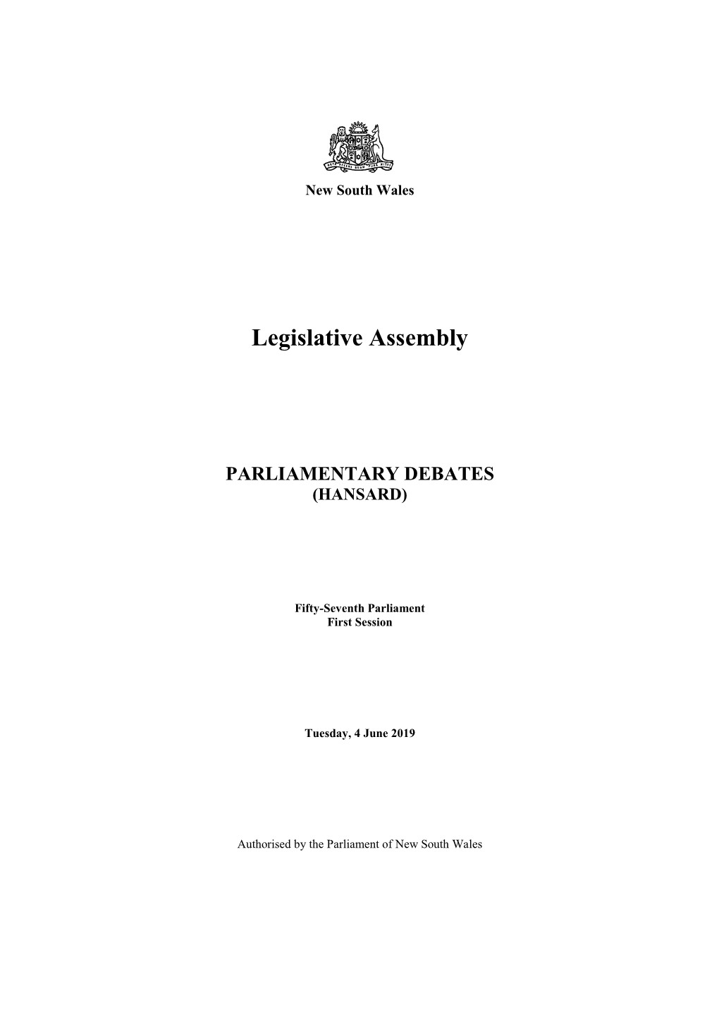 Legislative Assembly