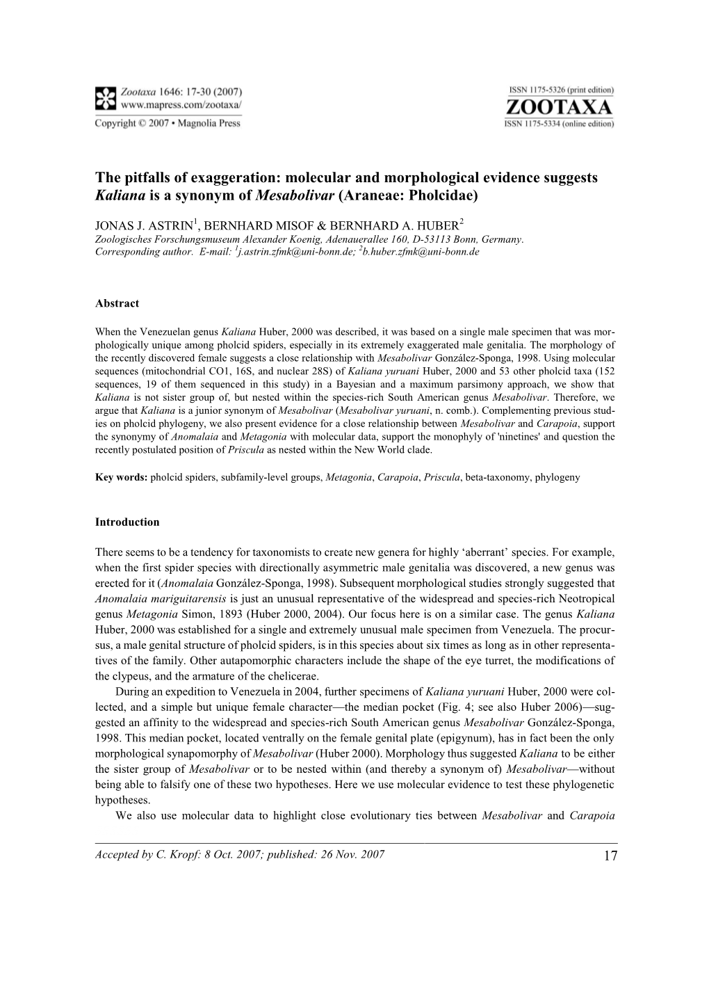 In Phylogenetic Reconstruction, PAUP