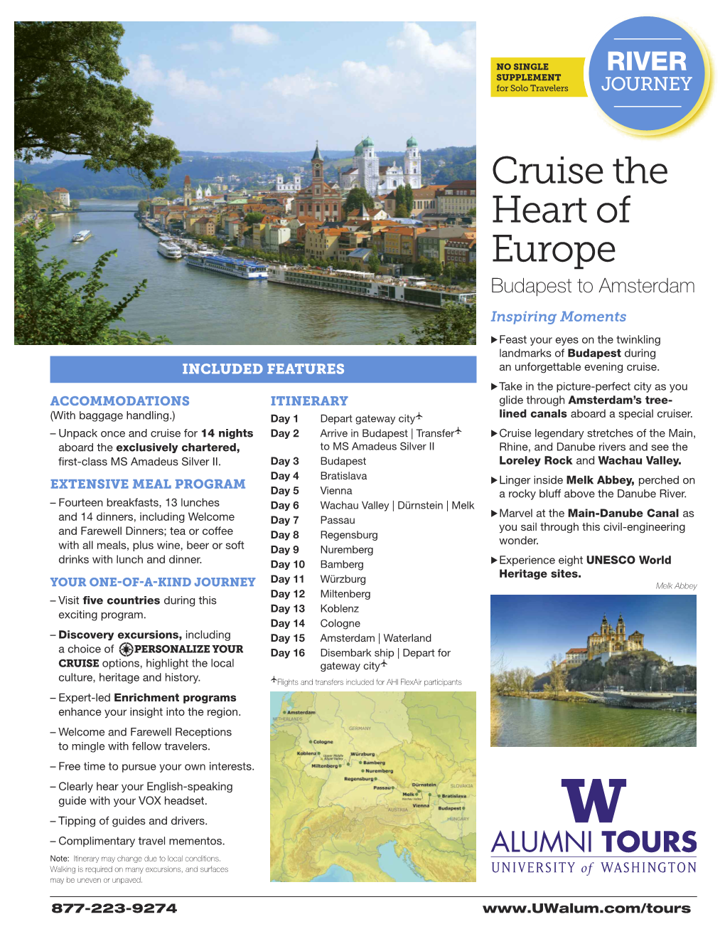 Cruise the Heart of Europe Budapest to Amsterdam