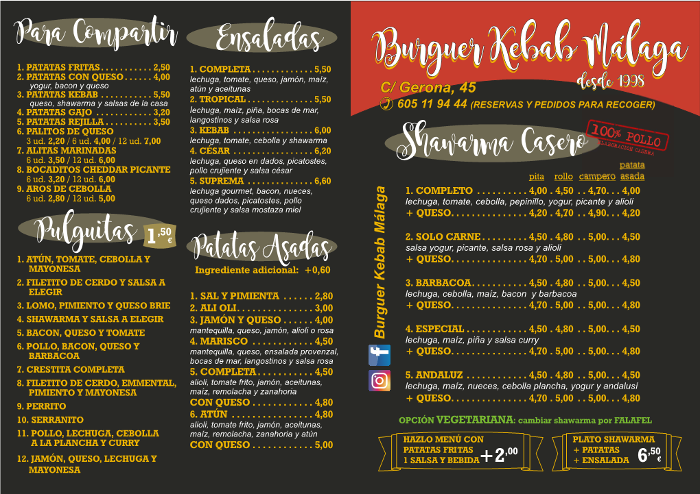 Burguer Kebab Málaga 1