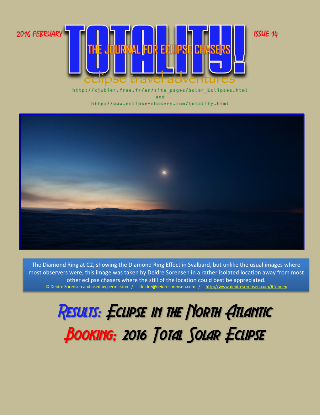 TOTALITY! Eclipse Travel Adventures