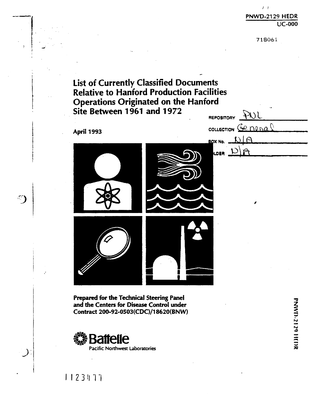 0 Baftelle Pacific Northwest Laboratories