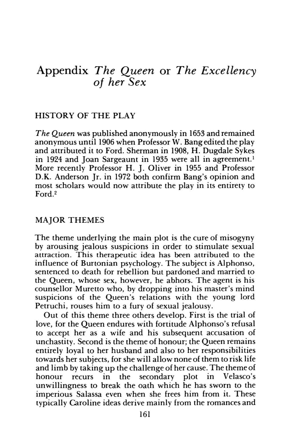 Appendix the Queen Or the Excellency of Her Sex