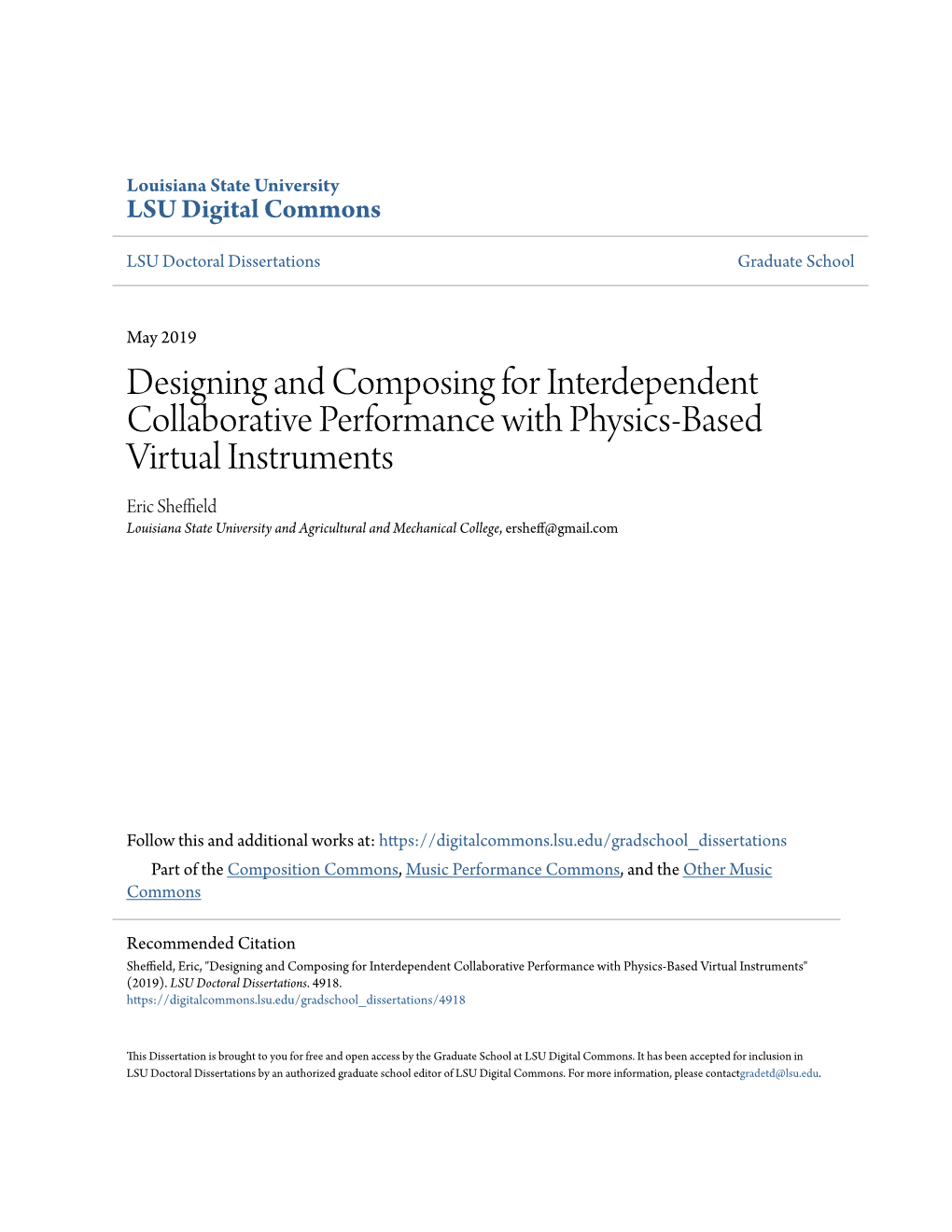 Designing and Composing for Interdependent Collaborative