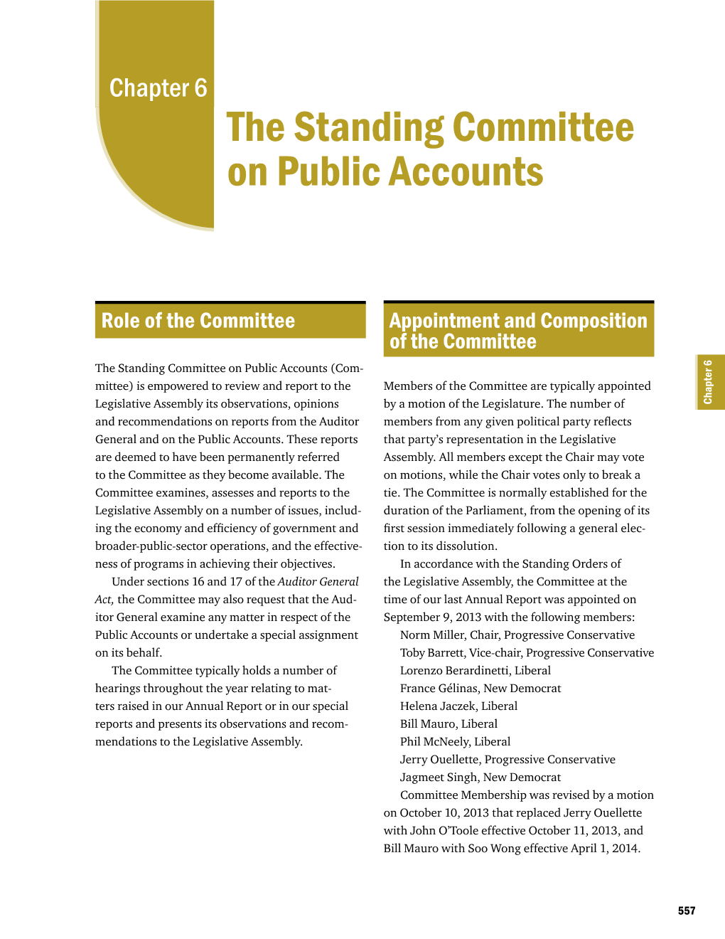 Chapter 6: the Standing Committee on Public Accounts (Pdf 98Kb)