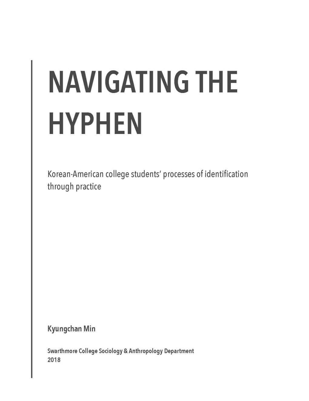 Navigating the Hyphen