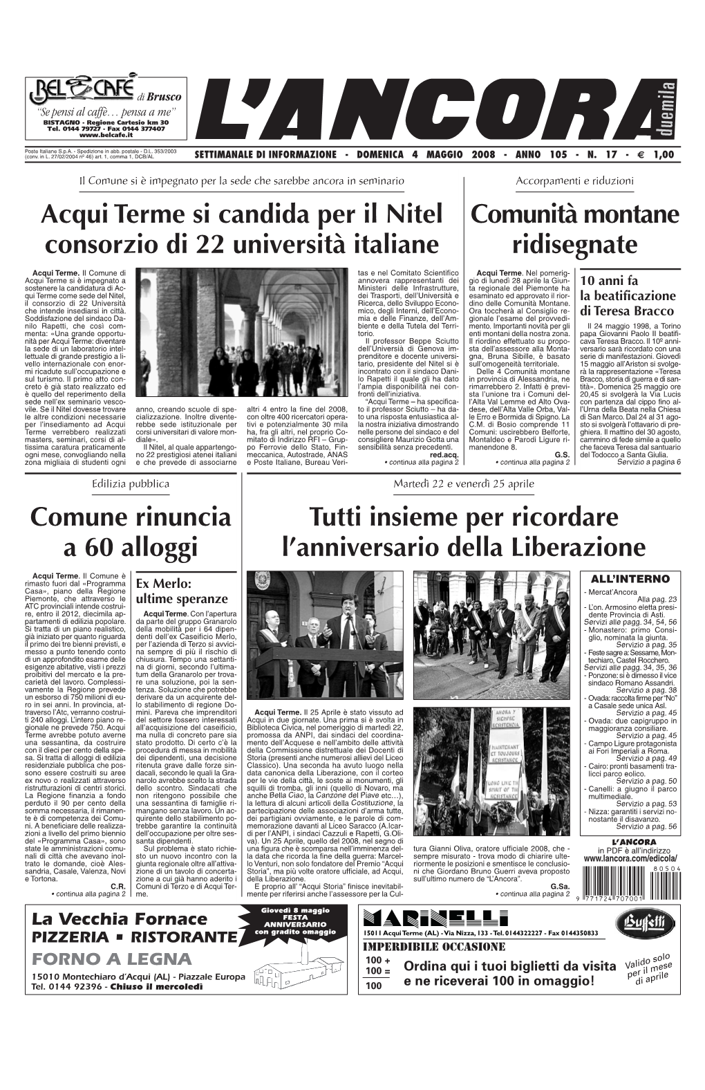 N°17 Del 4 Maggio 2008