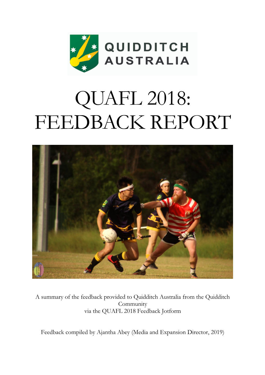 Quafl 2018: Feedback Report