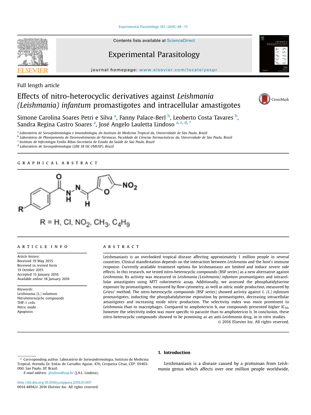 Leishmania (Leishmania) Infantum Promastigotes and Intracellular Amastigotes