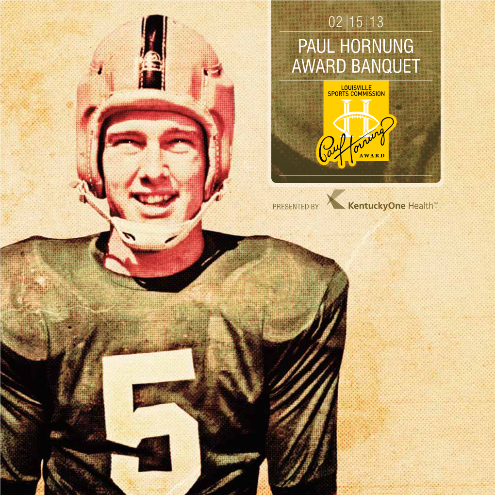 Paul Hornung Award Banquet