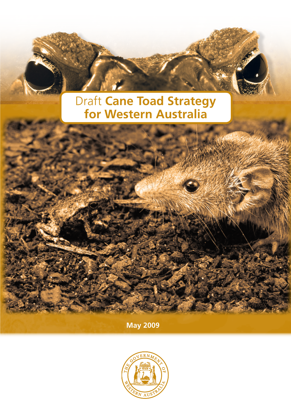 Draft Cane Toad Strategy for Western Australia