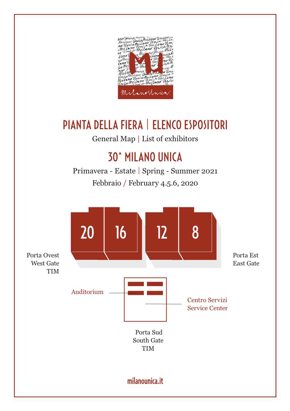 Pianta Della Fiera | Elenco Espositori 30^ Milano Unica