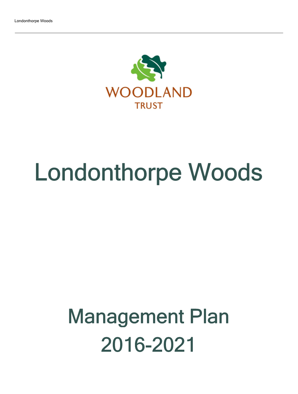 Londonthorpe Woods