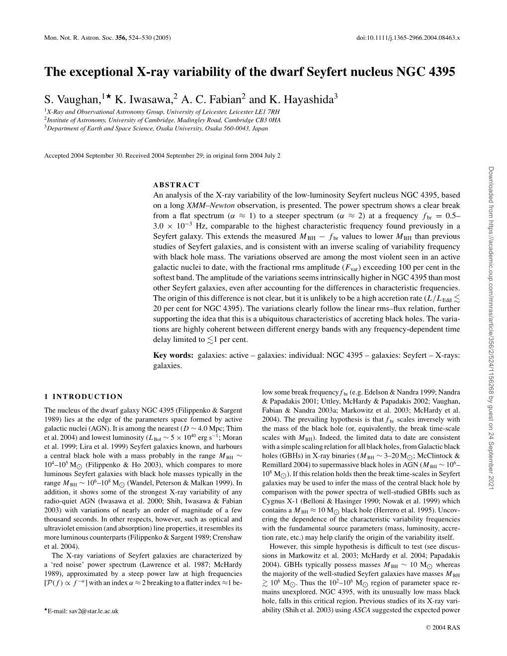 The Exceptional X-Ray Variability of the Dwarf Seyfert Nucleus NGC 4395 � S