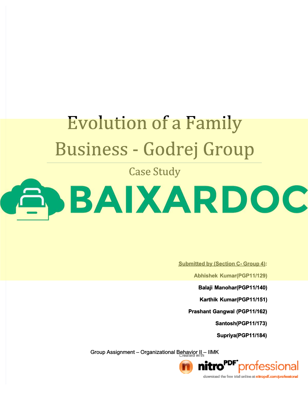 Godrej Group Case Study